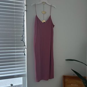 Topshop Midi Pink Dress
